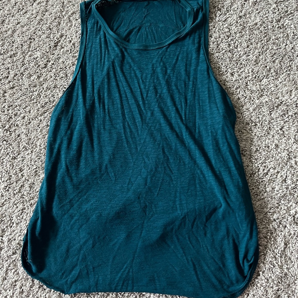 lululemon athletica Deep Teal Tank Top